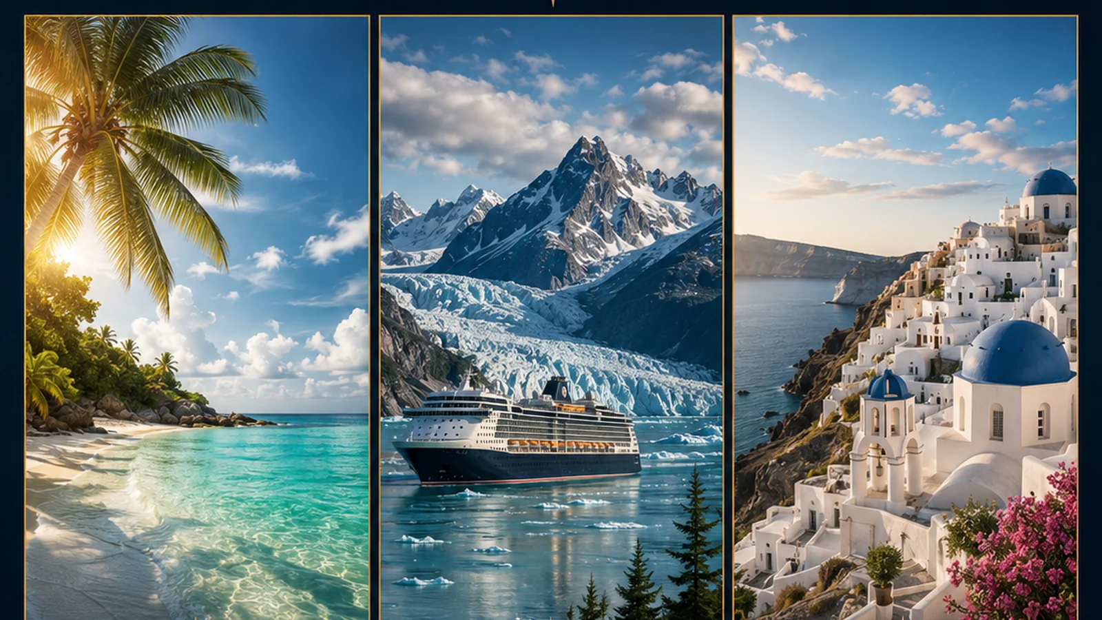 Caribbean, Alaska and Mediterranean cruise destinations